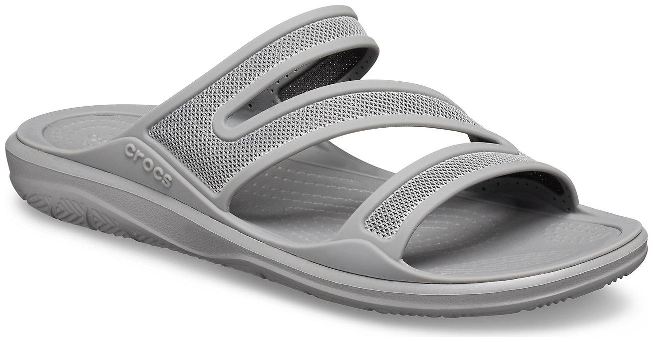 

Crocs Women s Grey Swiftwater Sandals