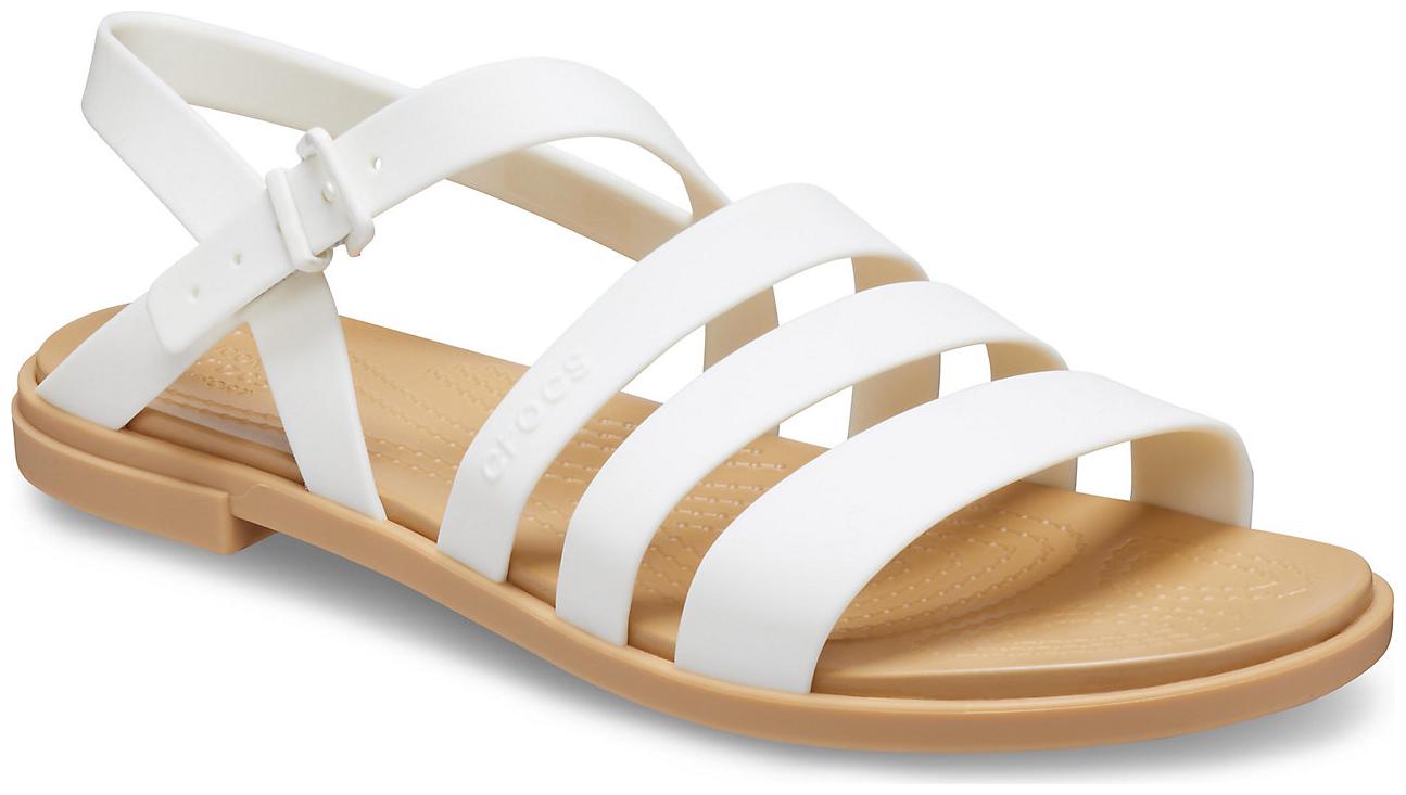 

Crocs Women s White Tulum Sandals