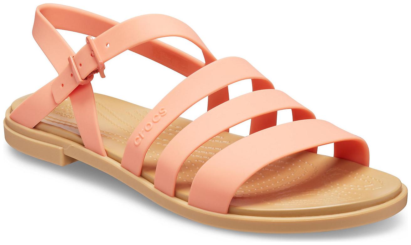 

Crocs Women s Orange Tulum Sandals