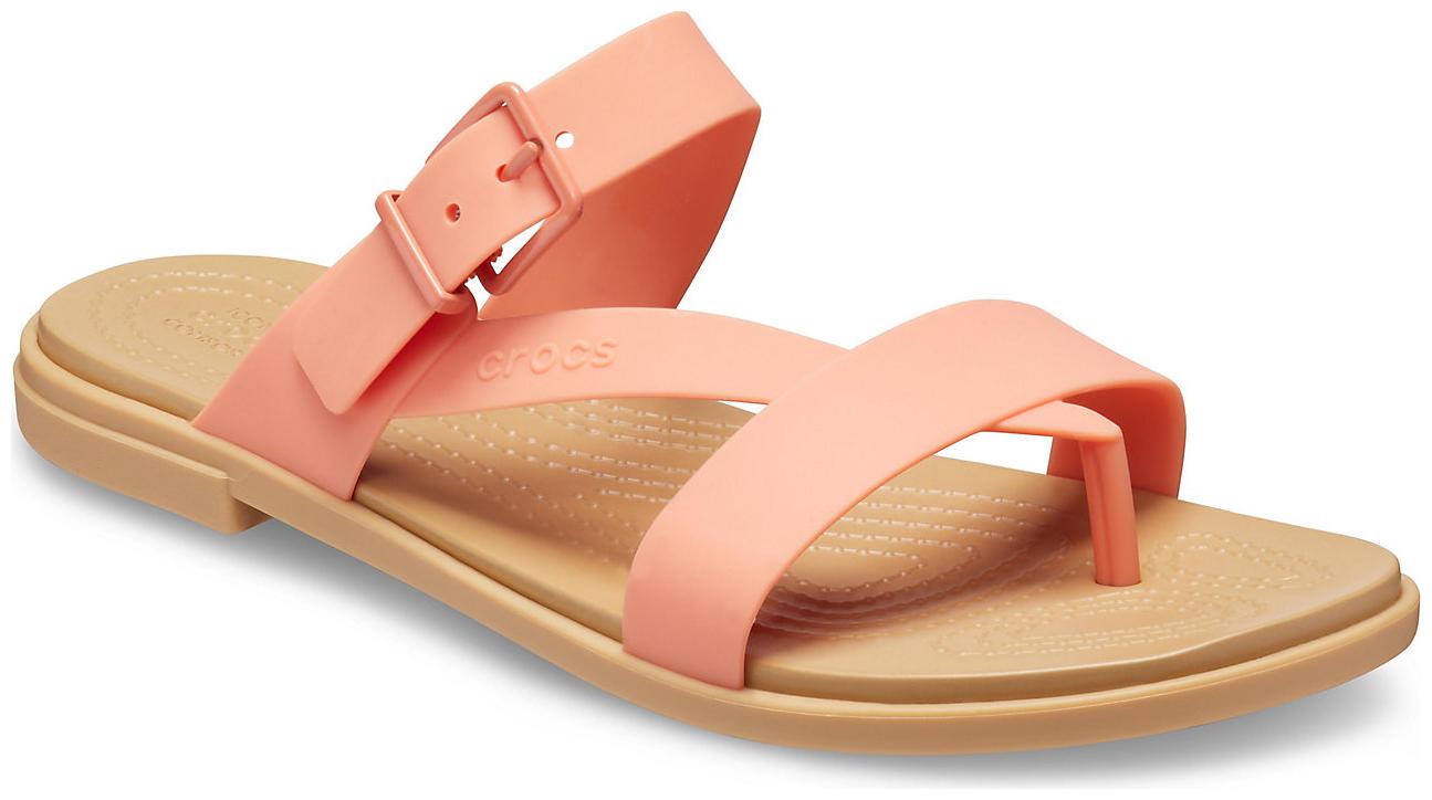 

Crocs Women s Orange Tulum Sandals