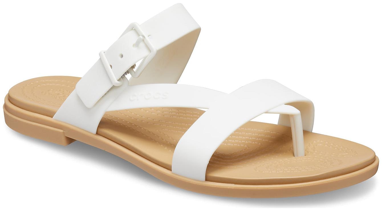 

Crocs Women s White Tulum Sandals