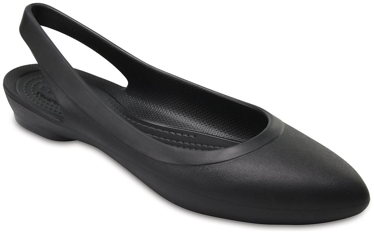 

Crocs Women s Eve Black Slingback Bellies