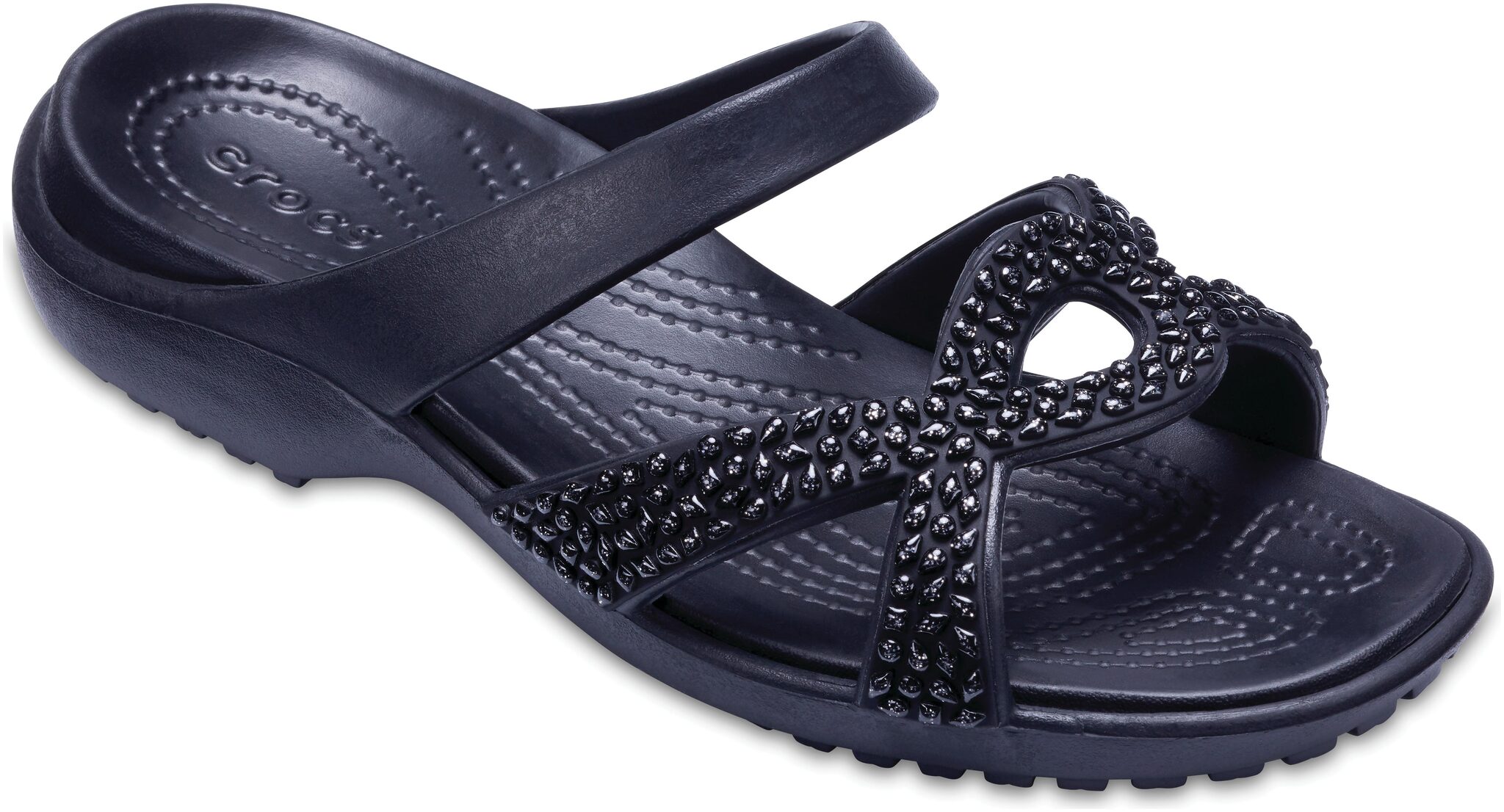 

Crocs Women Meleen Twist Diamante Black Slippers