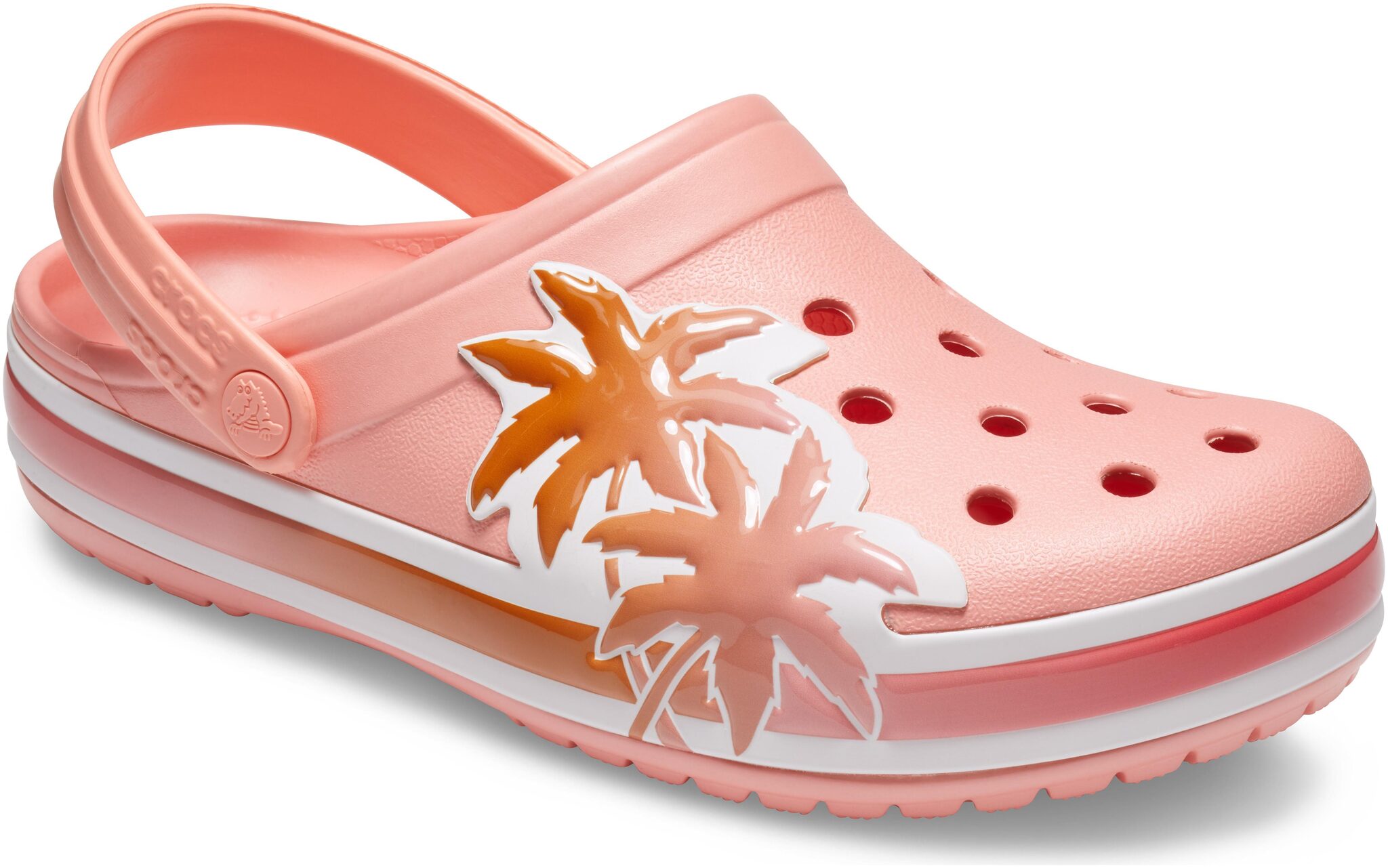 

Crocs Women Orange Crocband Summer Fun Clogs 205578-737