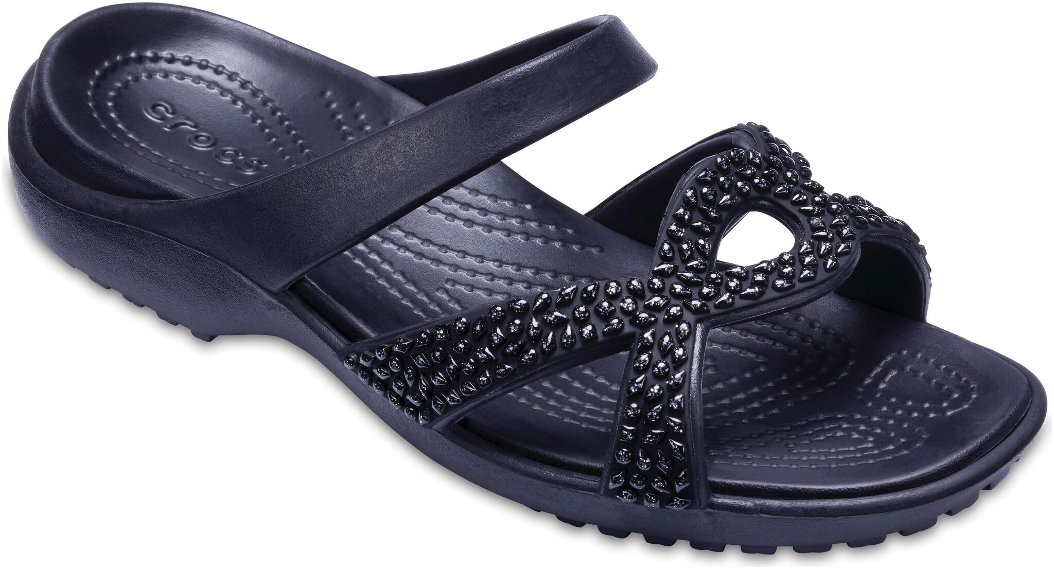 

Crocs Women Meleen Twist Diamante Black Slippers