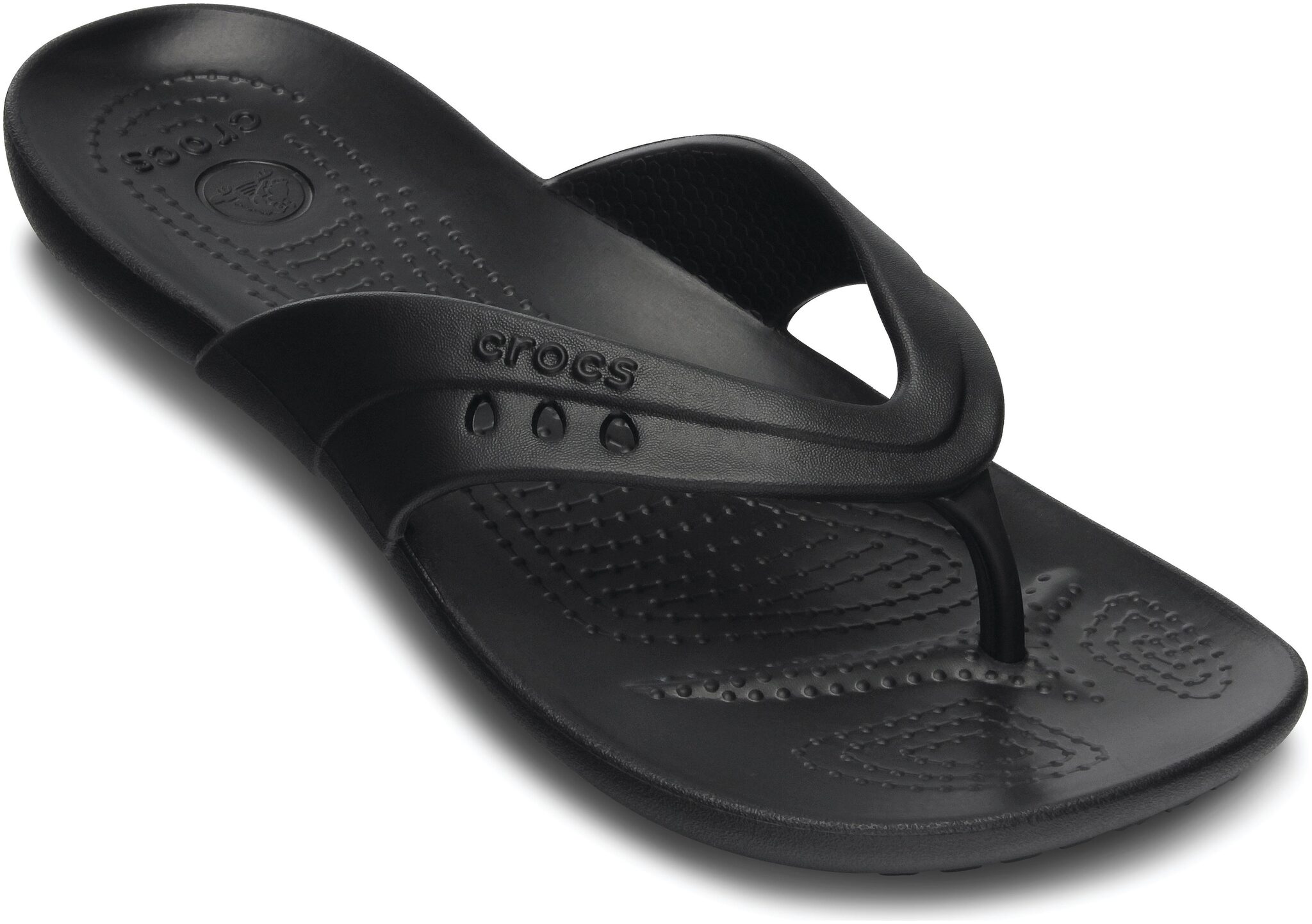 

Crocs Women Kadee Black Flip Flops
