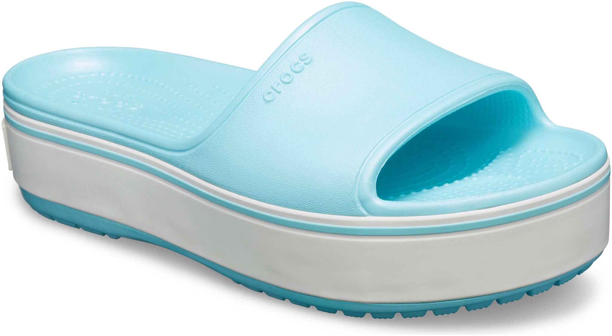 

Crocs Women Blue Crocband Slides 205631-4JE