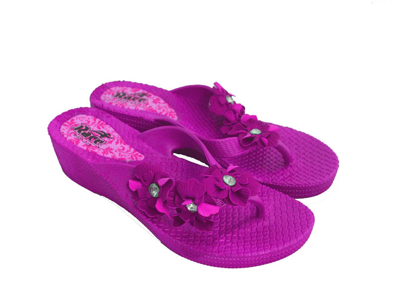 CZAR Flip Flops Purple RO-03 Slipper for Women