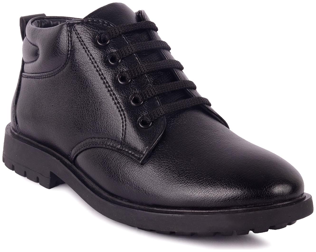 

D S P Men Black Ankle Boots