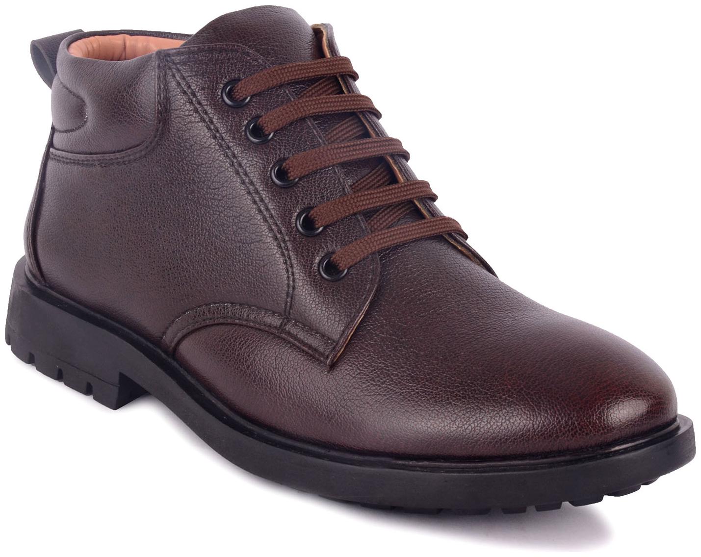 

D S P Men Brown Ankle Boots
