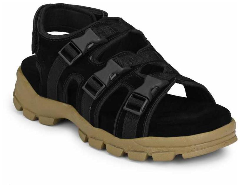 

Dakarr Men Black Sandals
