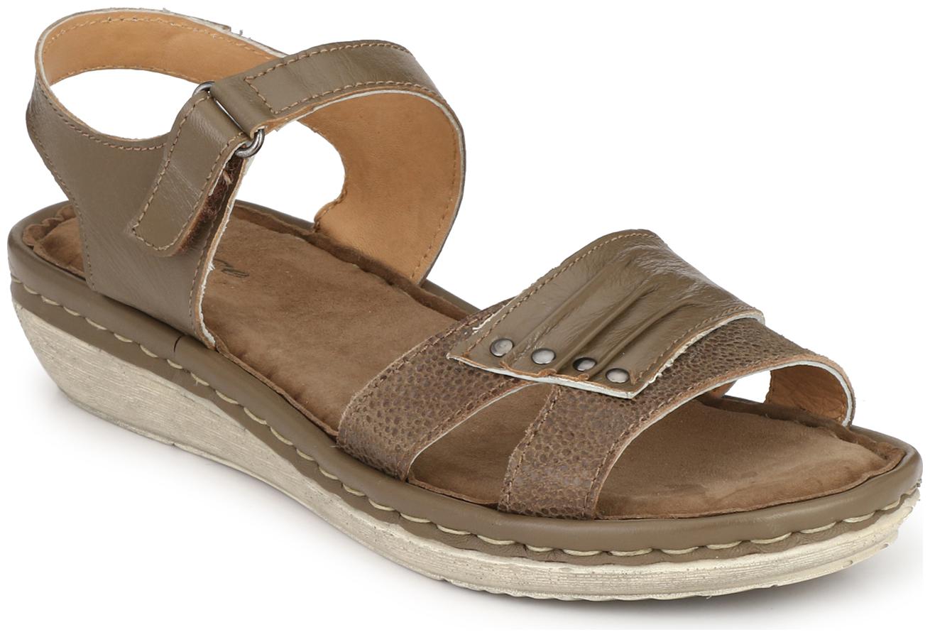 

Delize Women Grey Open Toe Flats