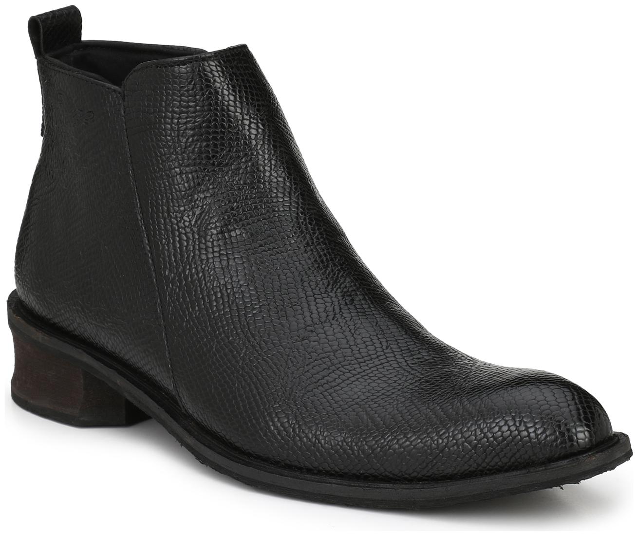 

Delize Men Black Ankle Boots - 56031