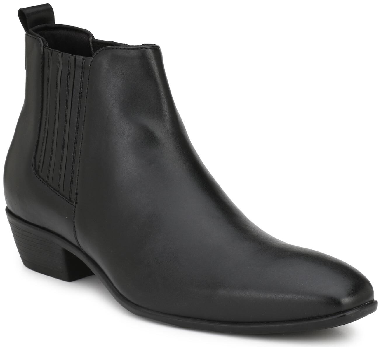 

Delize Men Black Ankle Boots - 56092