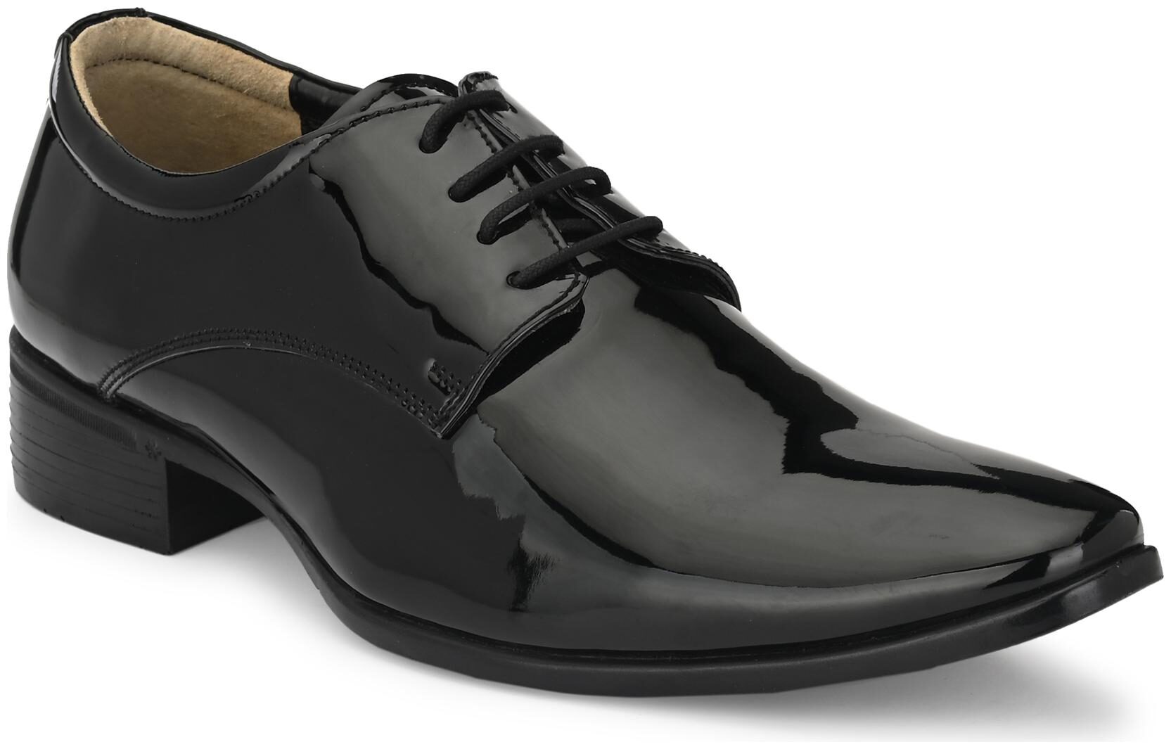 

Delize Men Black Derby Formal Shoes - 3153