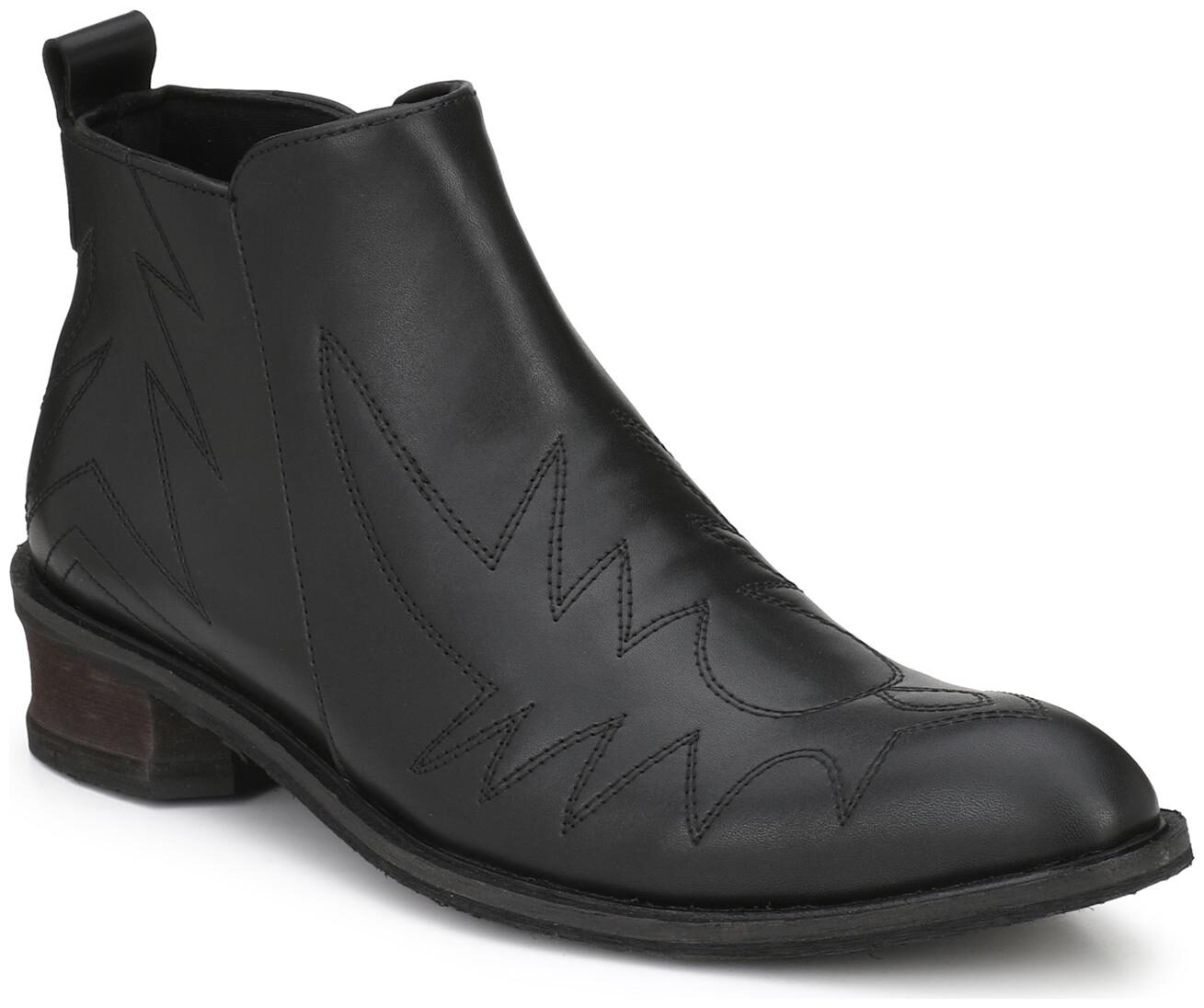 

Delize Men Black Ankle Boots - 56030