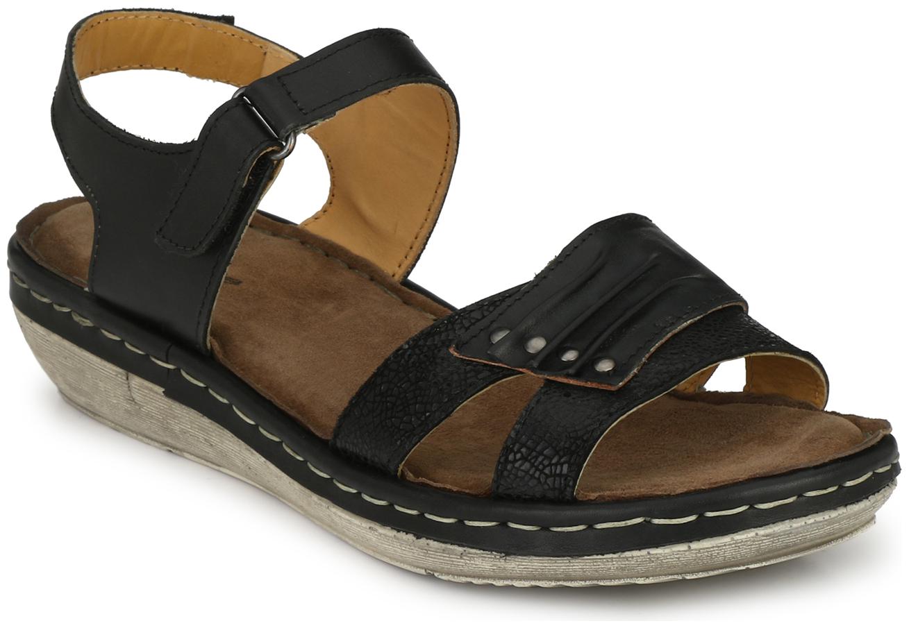 

Delize Women Black Open Toe Flats