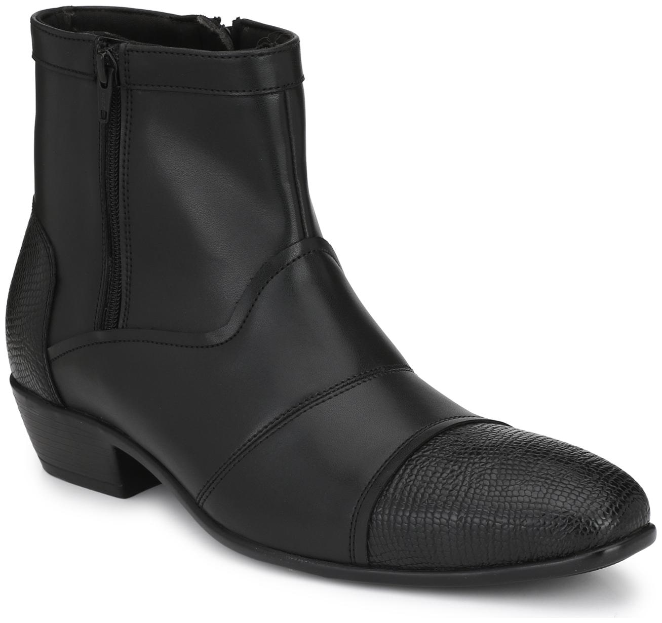 

Delize Men Black Ankle Boots - 56090