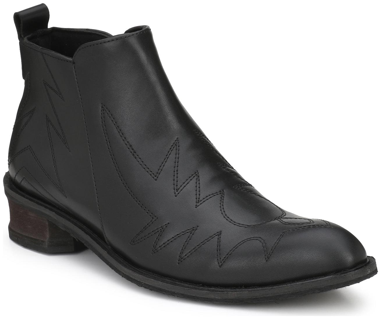 

Delize Men Black Ankle Boots - 56030