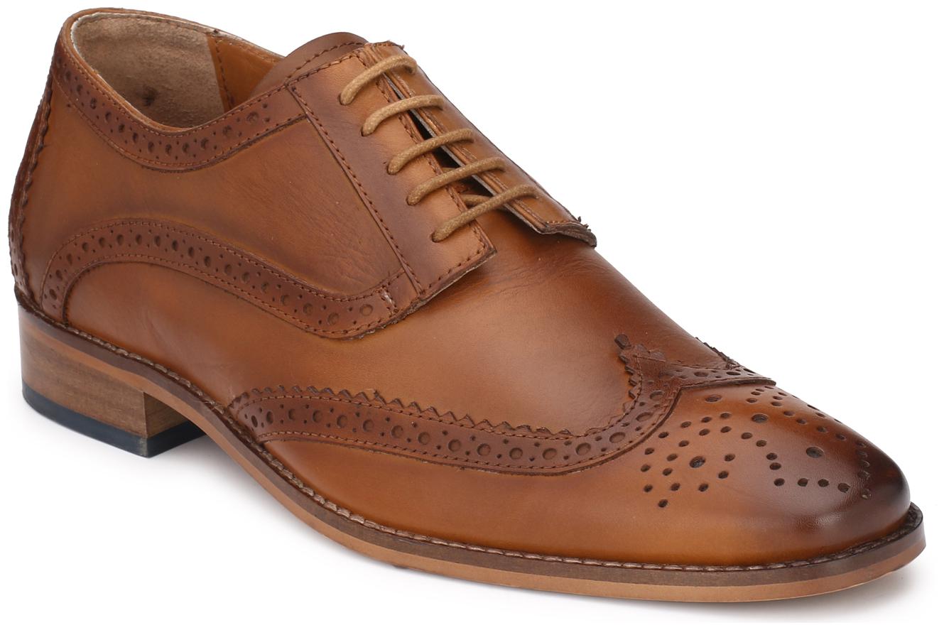 

Delize Men Tan Brogues Formal Shoes - 55650