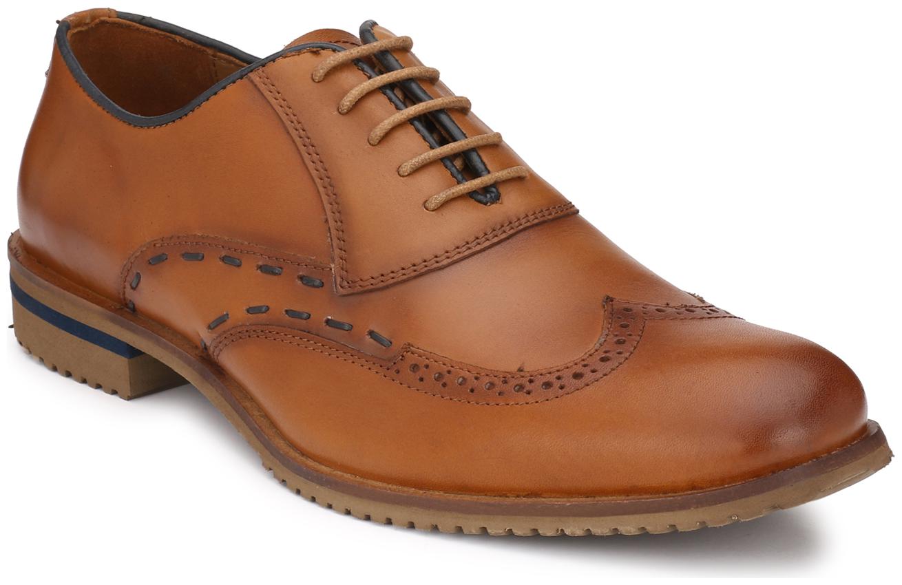 

Delize Men Tan Brogues Formal Shoes - 55340