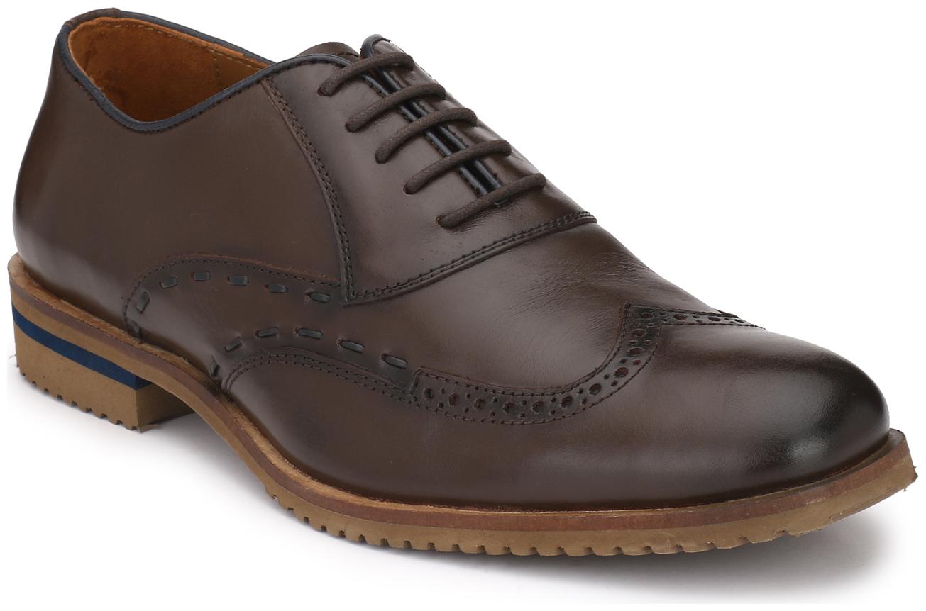 

Delize Men Brown Brogues Formal Shoes - 55340