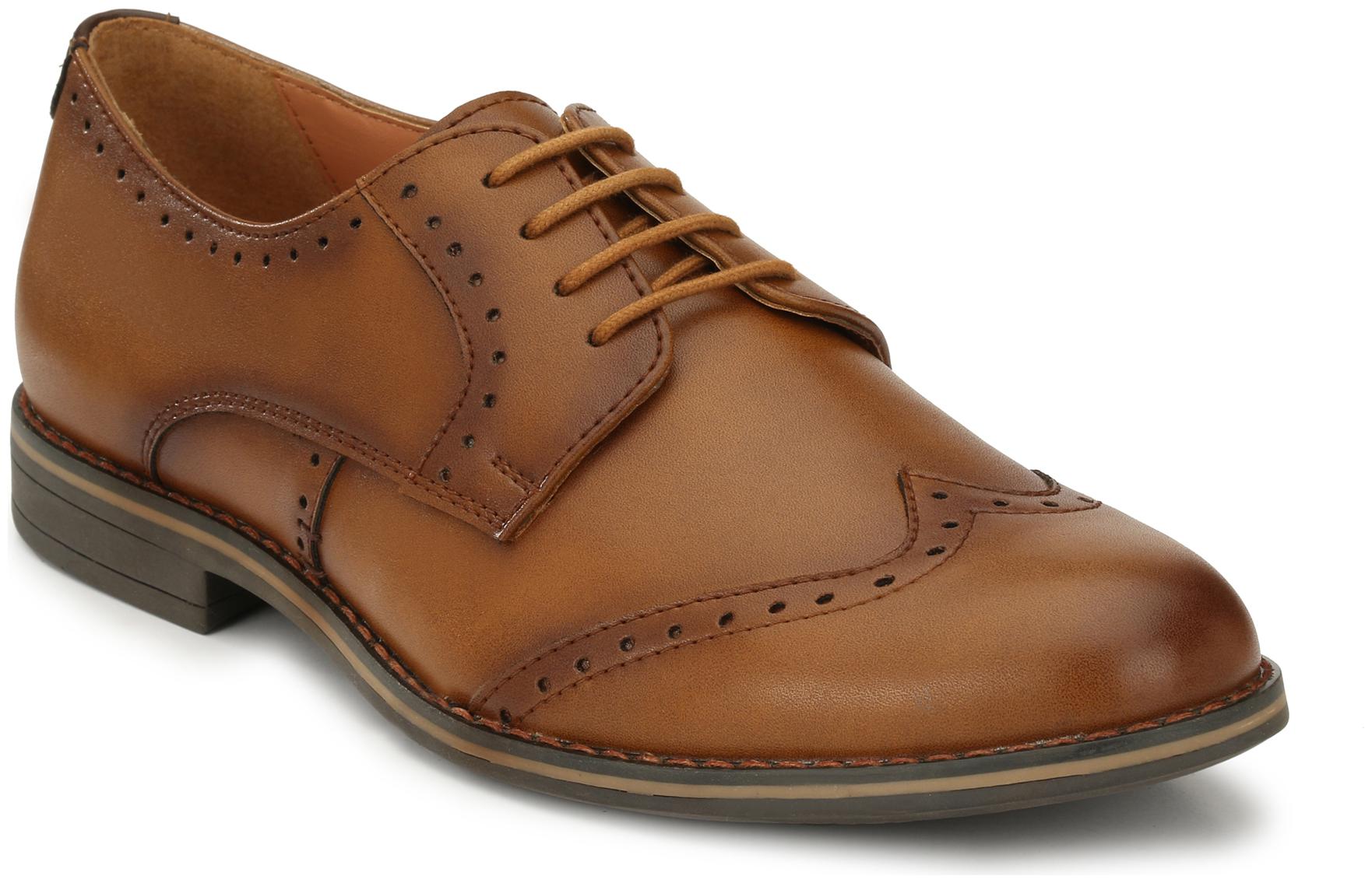 

Delize Men Tan Brogues Formal Shoes - 52670