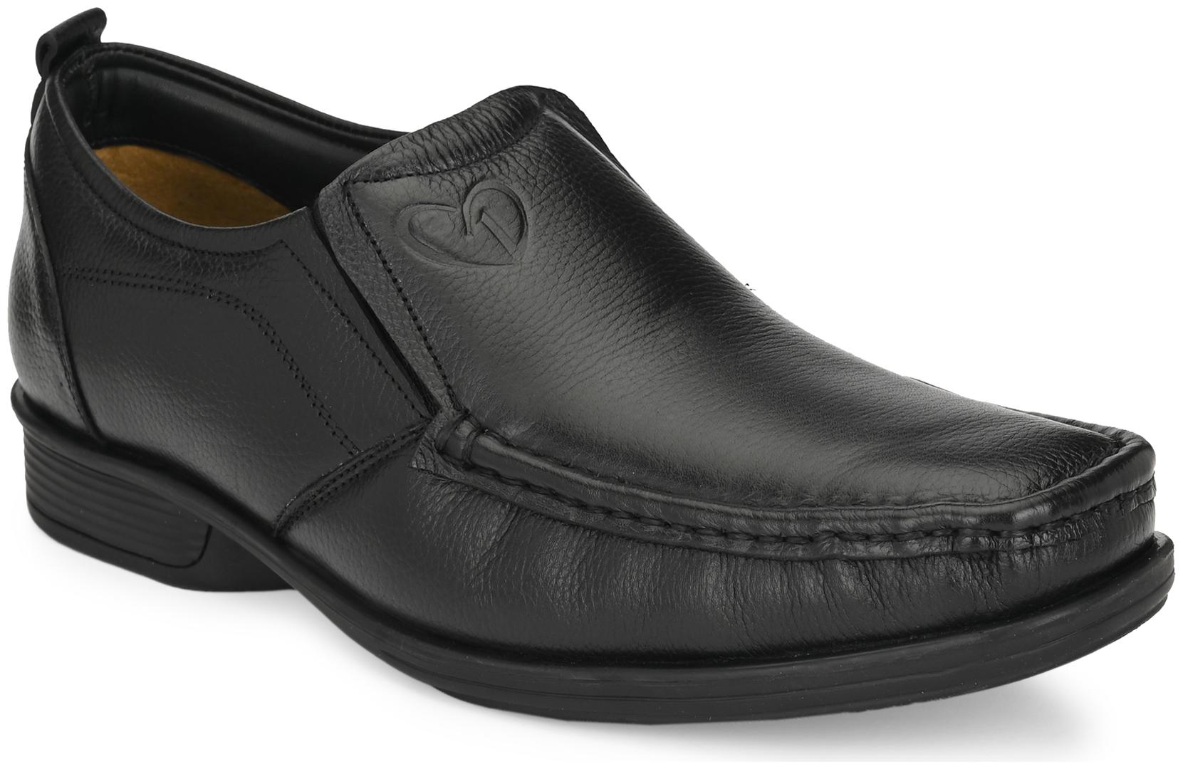 

Delize Men Black Slip-On Formal Shoes - 25692