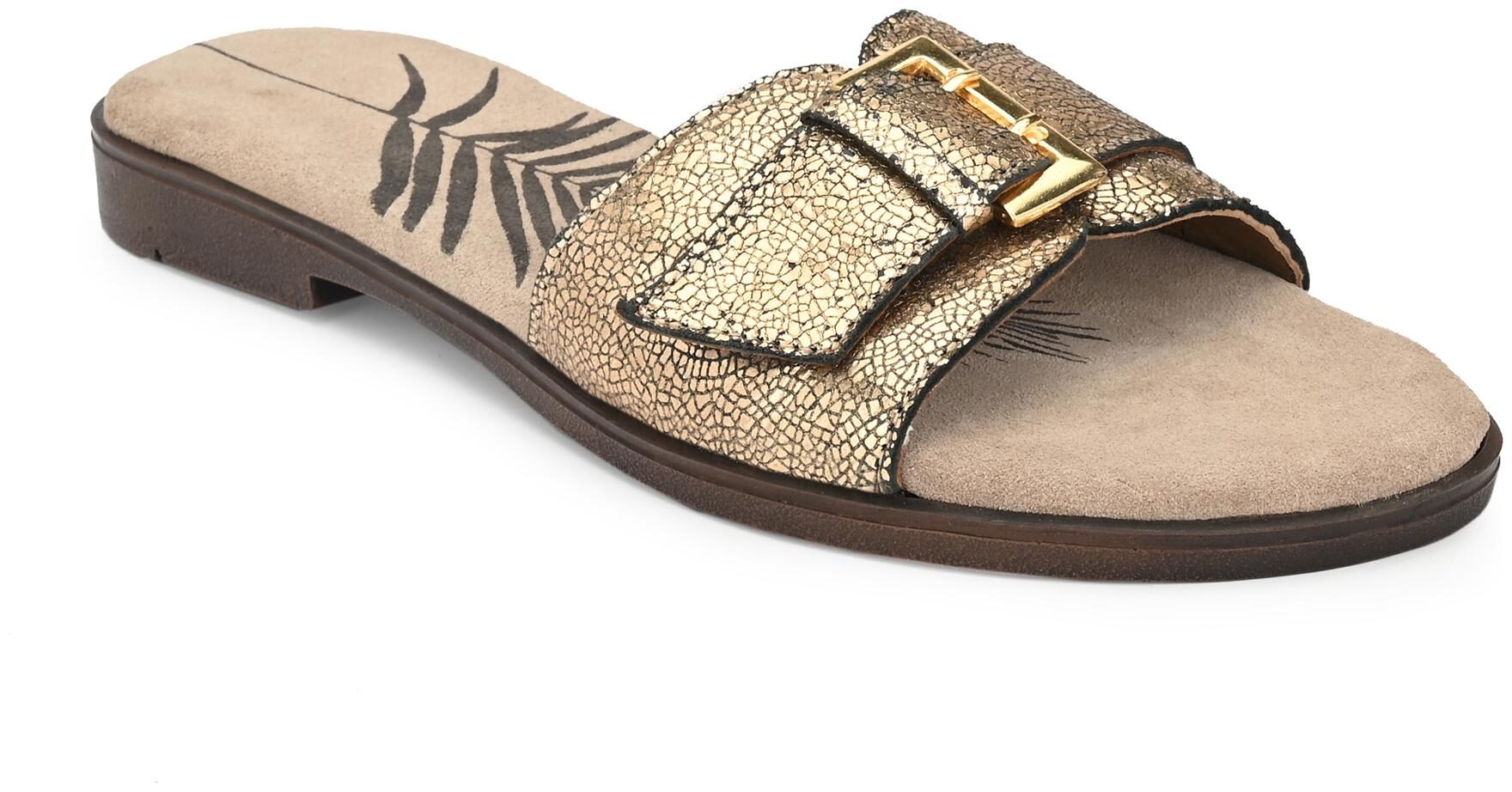 

Delize Women Gold Sandals
