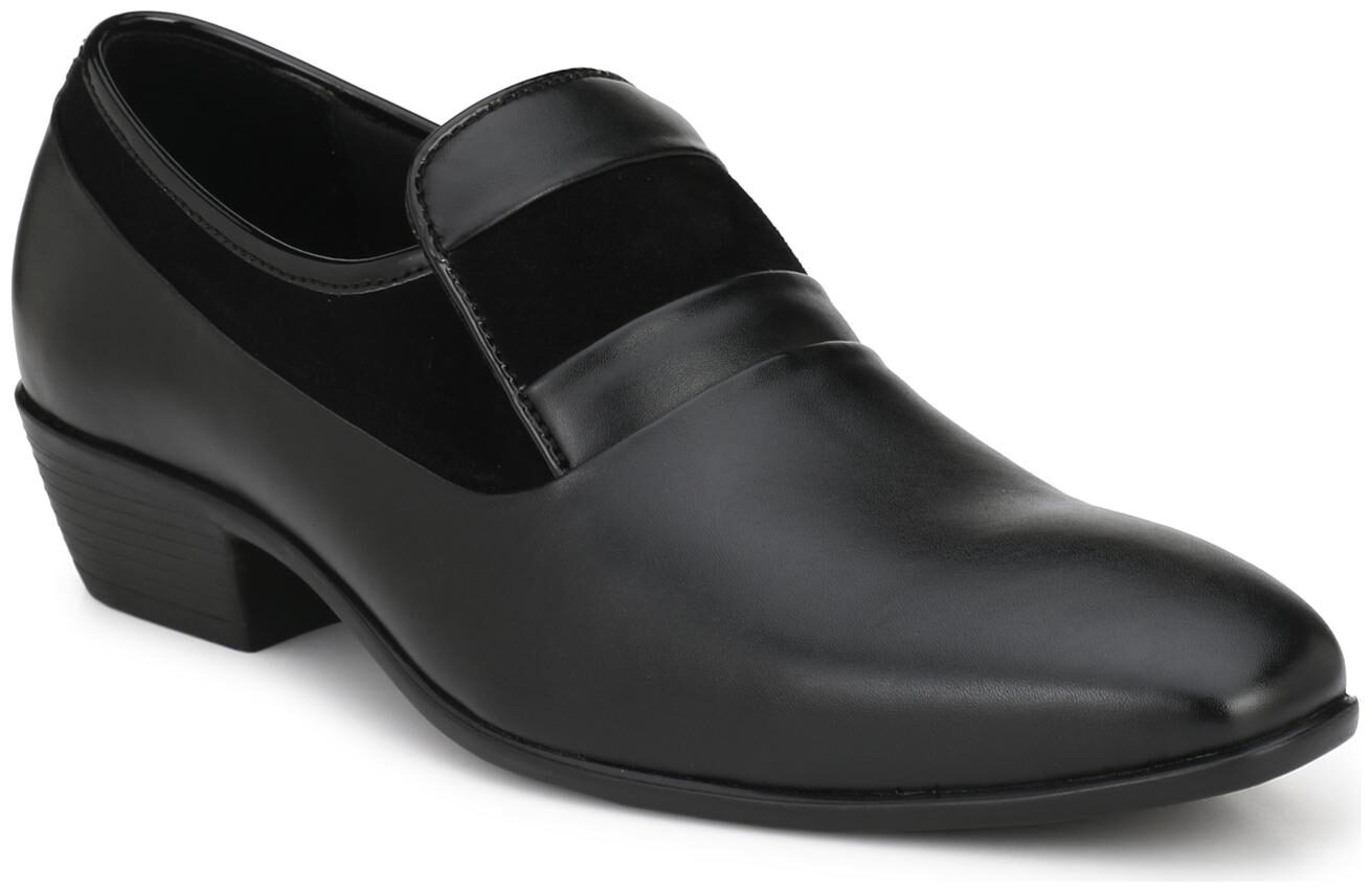 

Delize Men Black Slip-On Formal Shoes - 56094