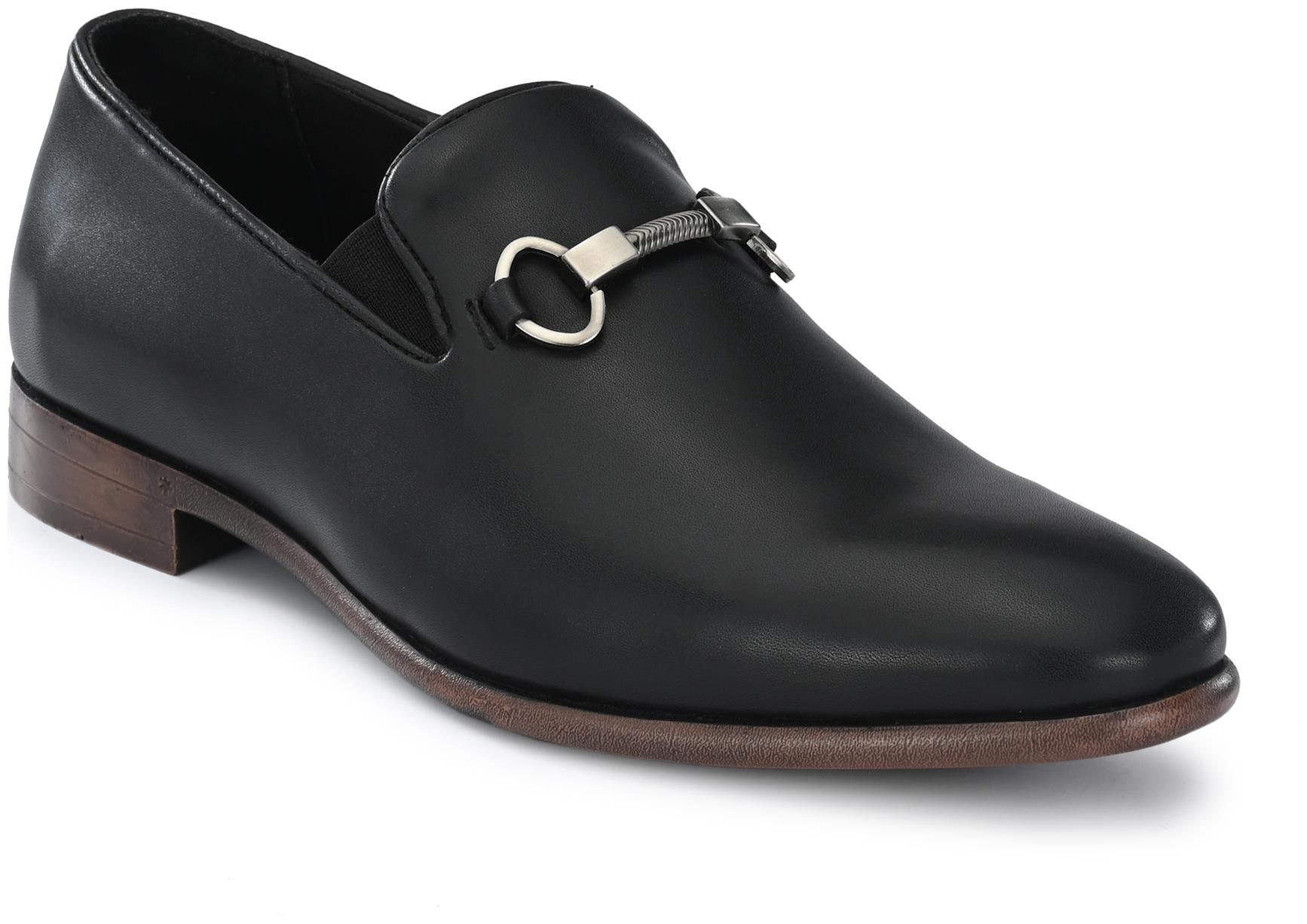

Delize Men Black Monk Shoes - 56097