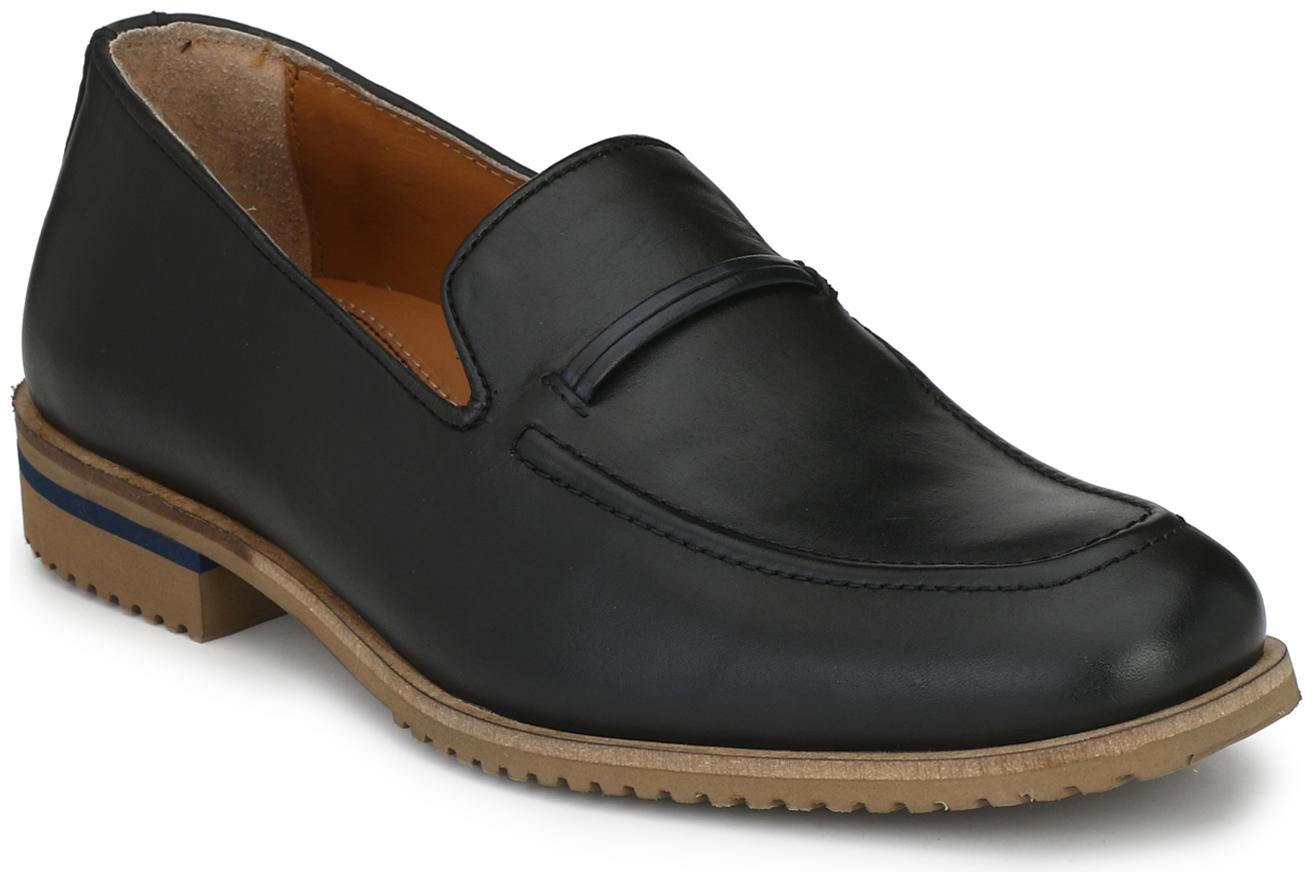

Delize Men Black Slip-On Formal Shoes - 55341