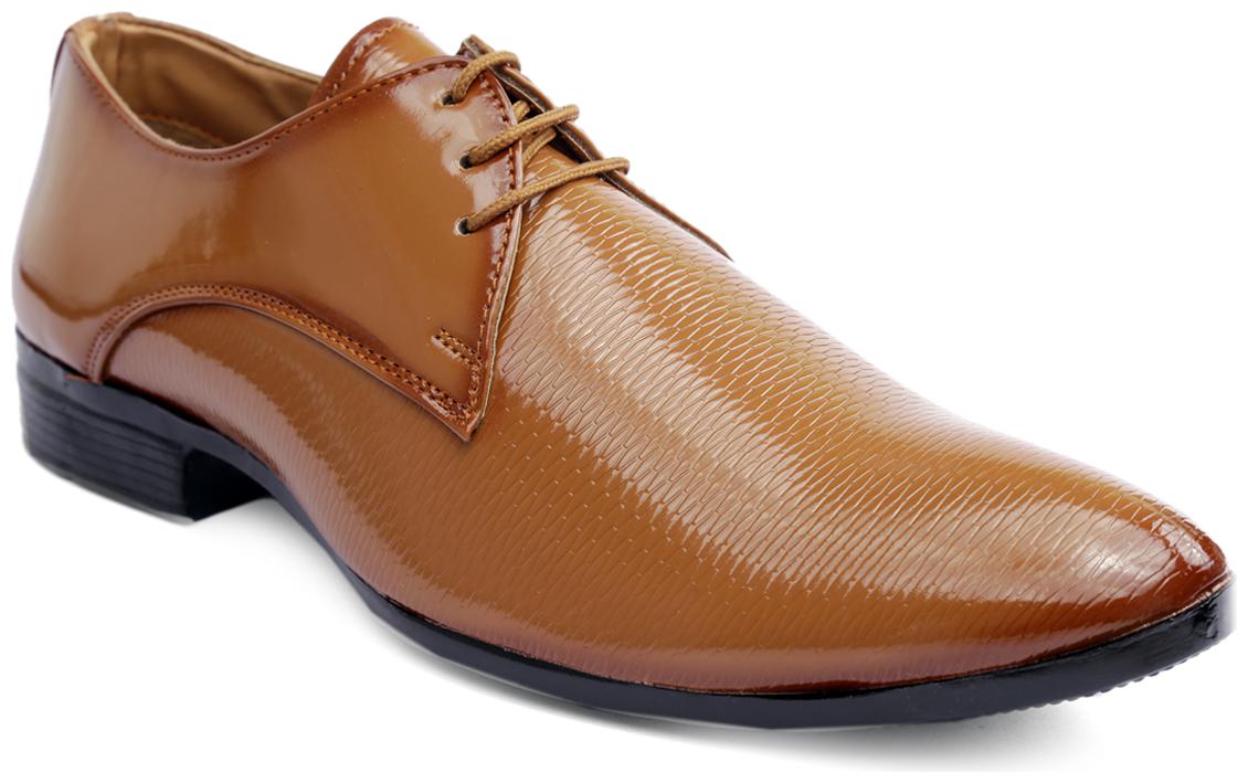 

Derby Kicks Men Tan Derby Formal Shoes - FORMAL SHOES