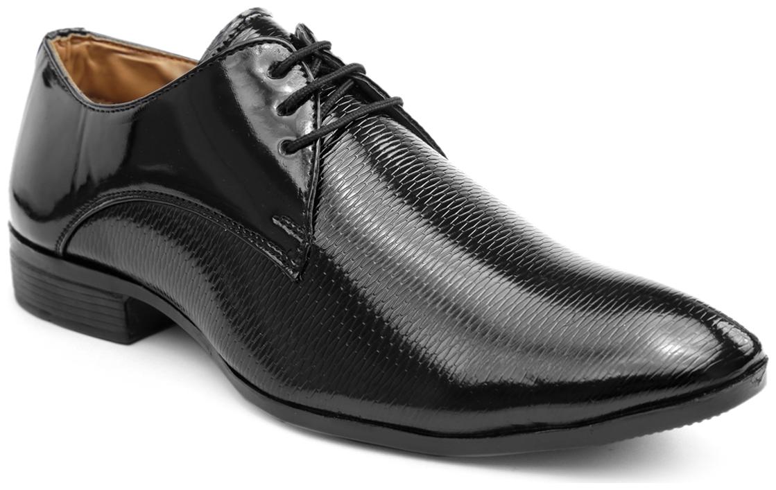 

Derby Kicks Men Black Derby Formal Shoes - FORMAL SHOES