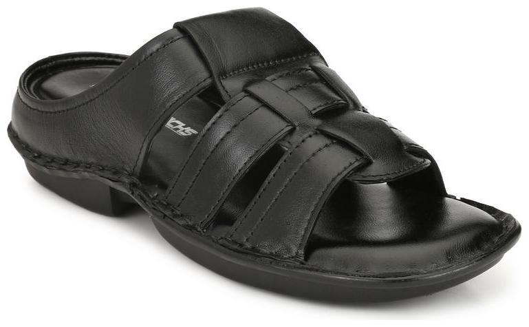 

DERBY KICKS GENUINE LEATHER BLACK COMFORTABLE STYLISH SANDALS FOR MEN DAILY WEAR CASUAL WEAR