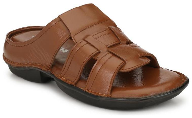 

DERBY KICKS GENUINE LEATHER TAN COMFORTABLE STYLISH SANDALS FOR MEN DAILY WEAR CASUAL WEAR