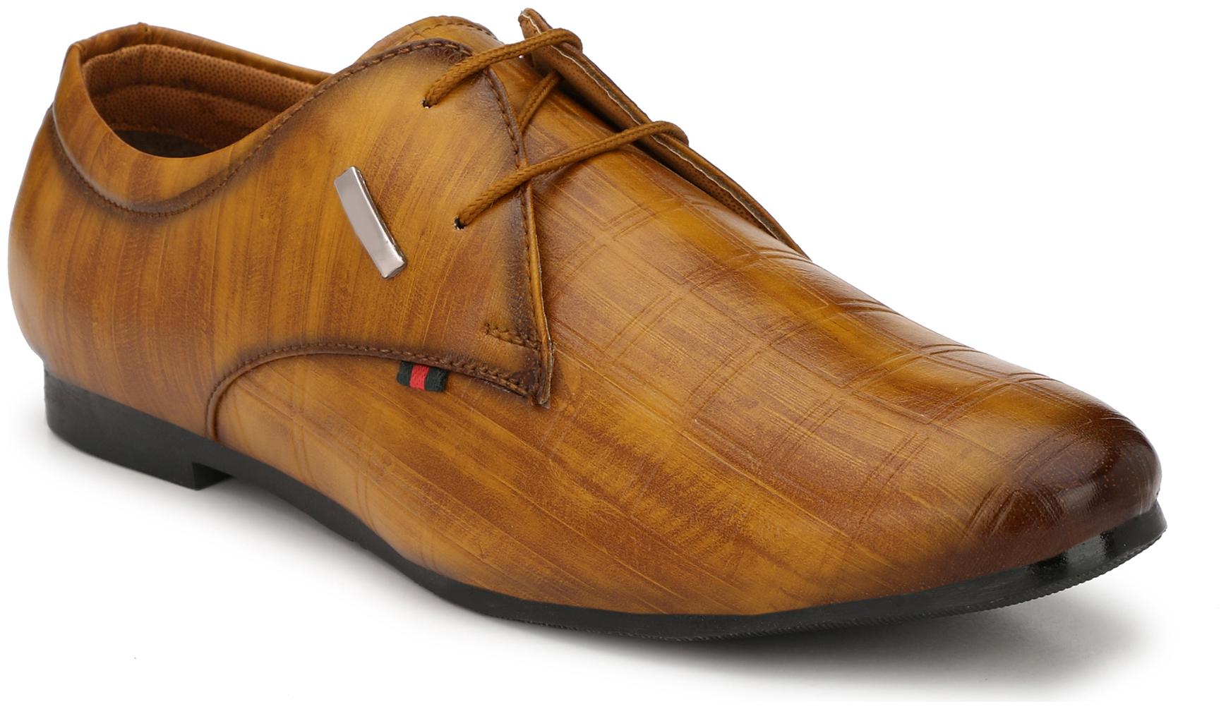 

DERBY KICKS TAN FORMAL SHOE FOR MEN