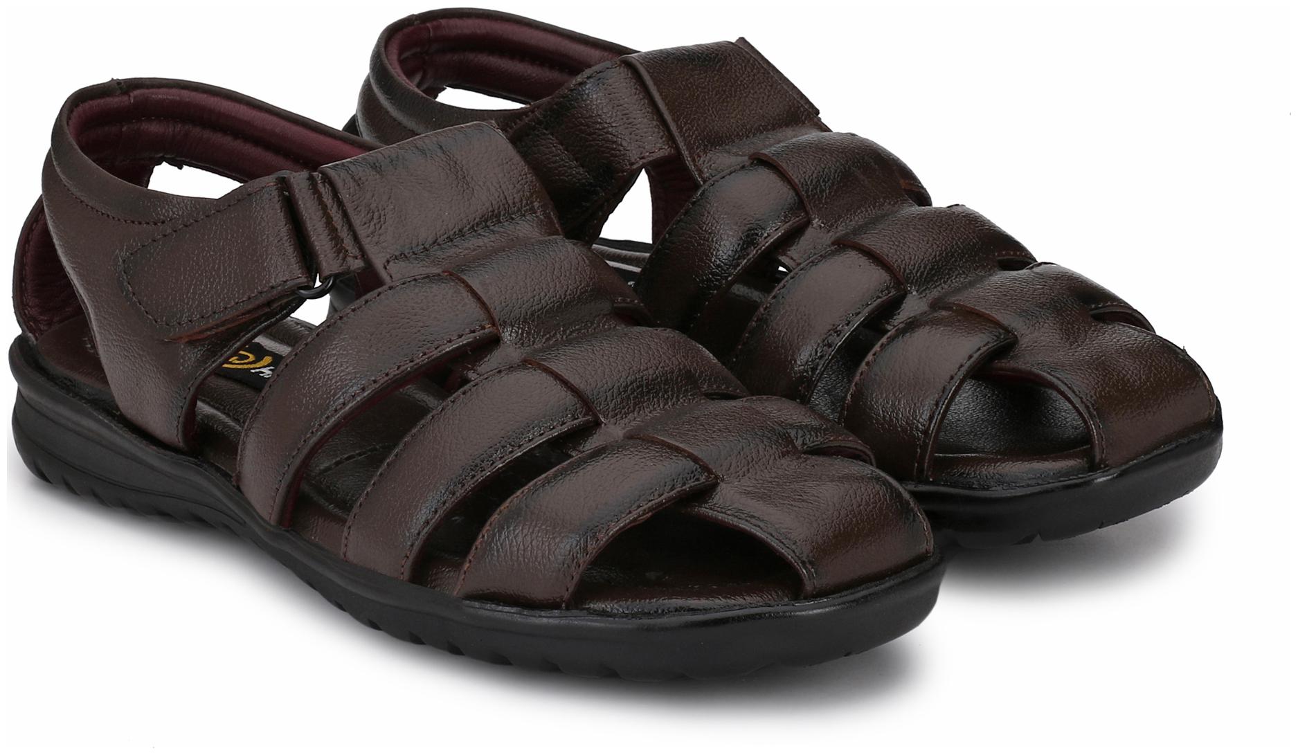 

DERBY KICKS LEATHER BROWN SANDAL