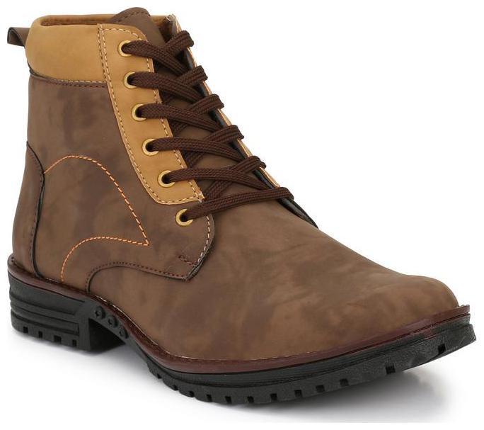 

Derby Kicks Men Brown Ankle Boots