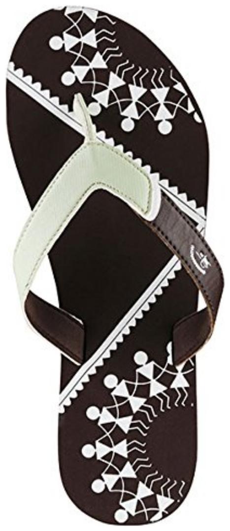 

Desimotifs Women s Coffee PU Flipflops -3 (UK)