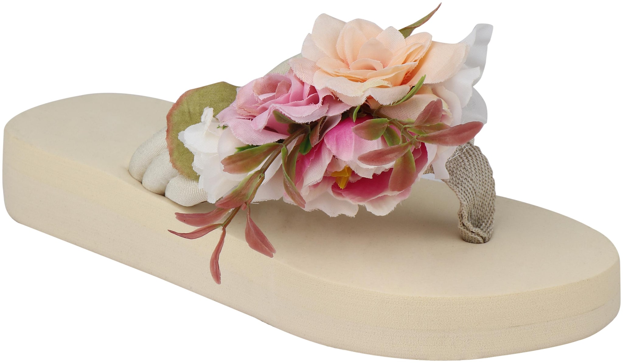 

Do Bhai Beige Flip-Flops For women