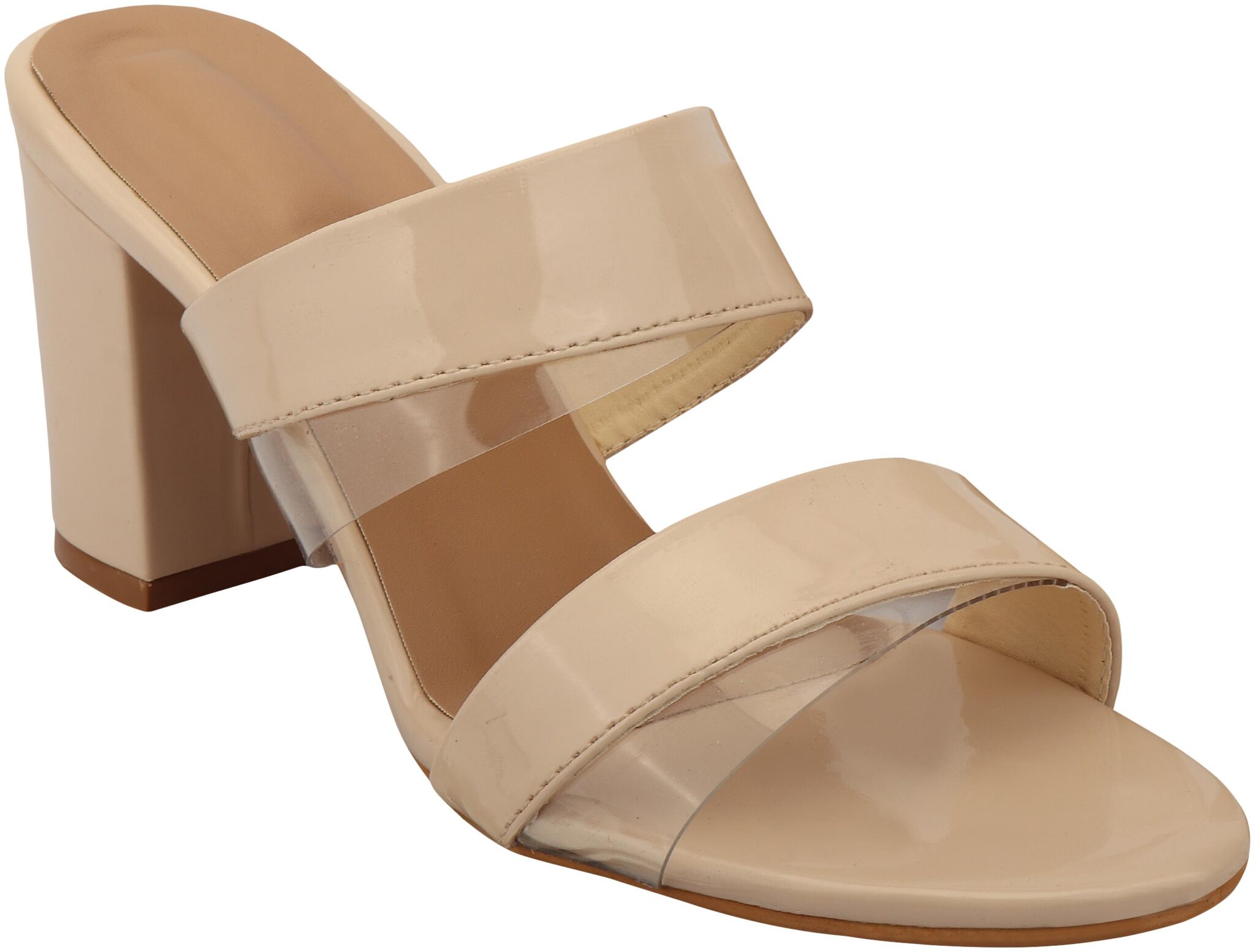 

Do Bhai Women Cream Heeled Sandals