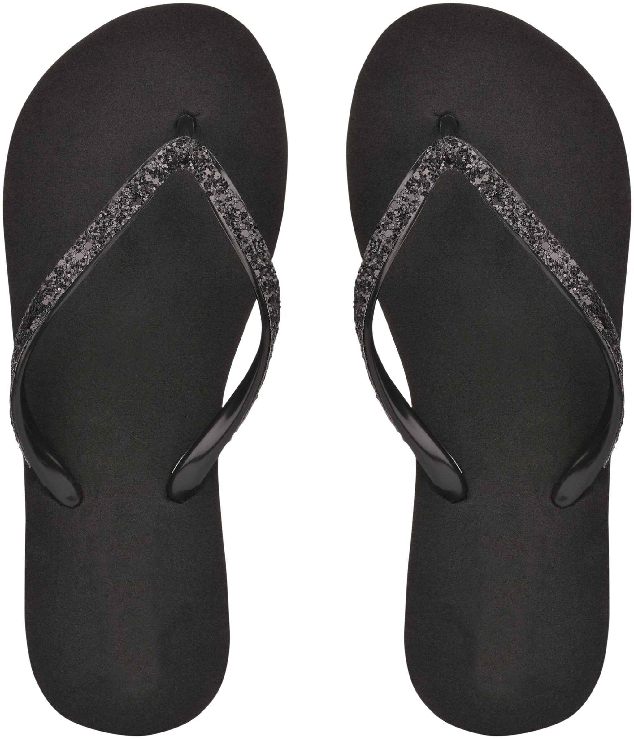 

Do Bhai Black Flip-Flops For Women