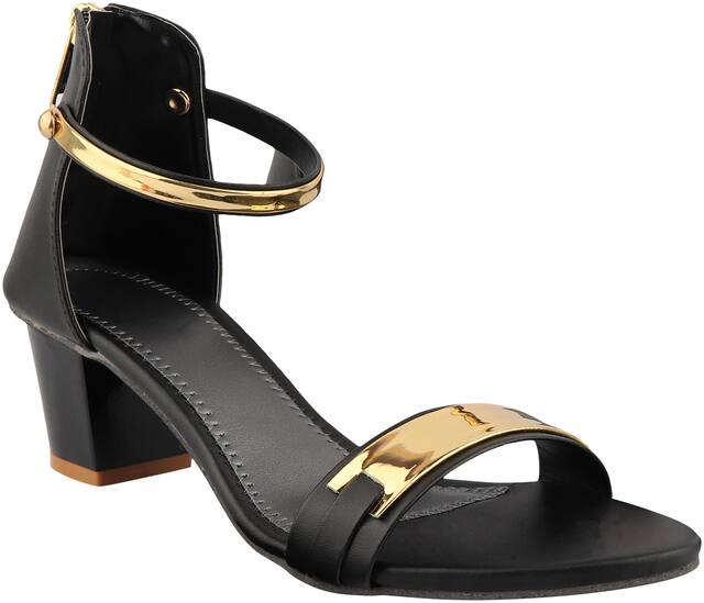 Do Bhai Sandals For Women ( Black ) 1 Pair