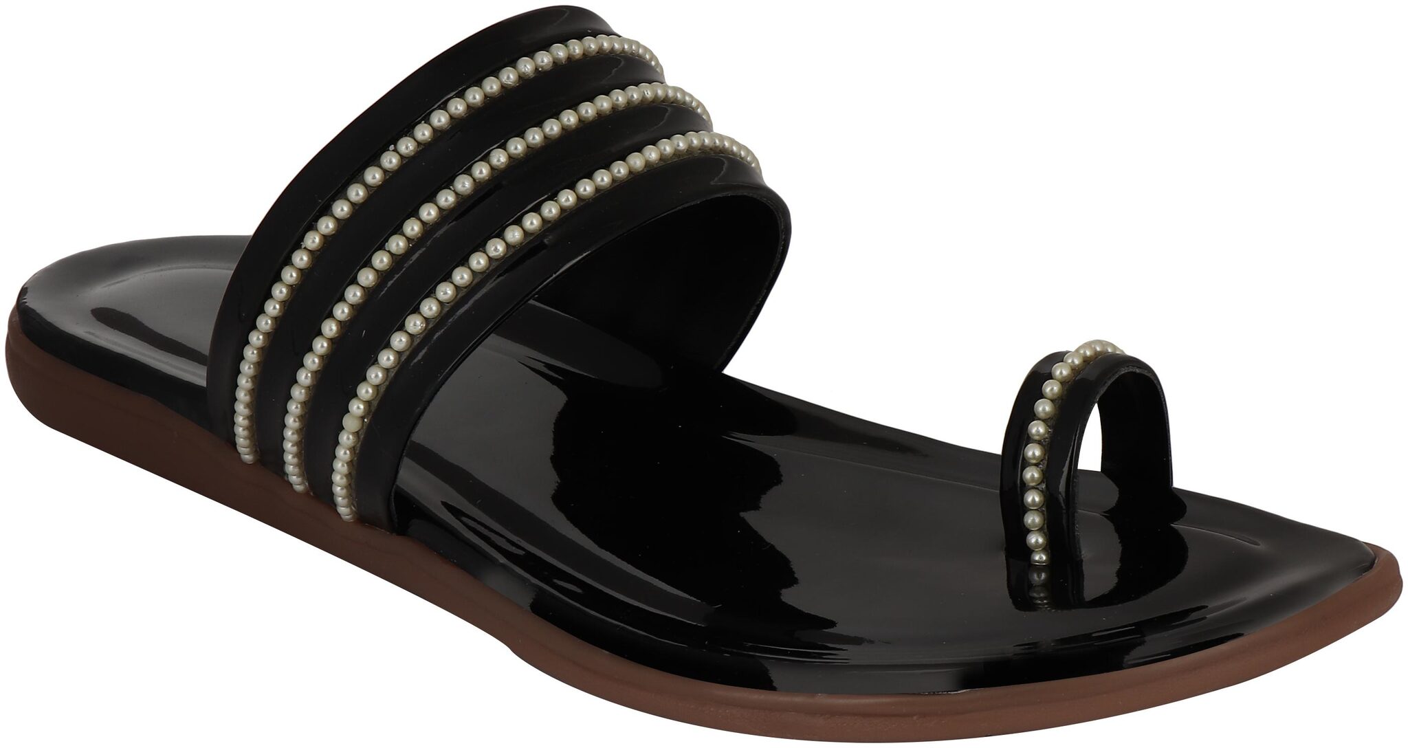 

Do Bhai Women Black Sandals