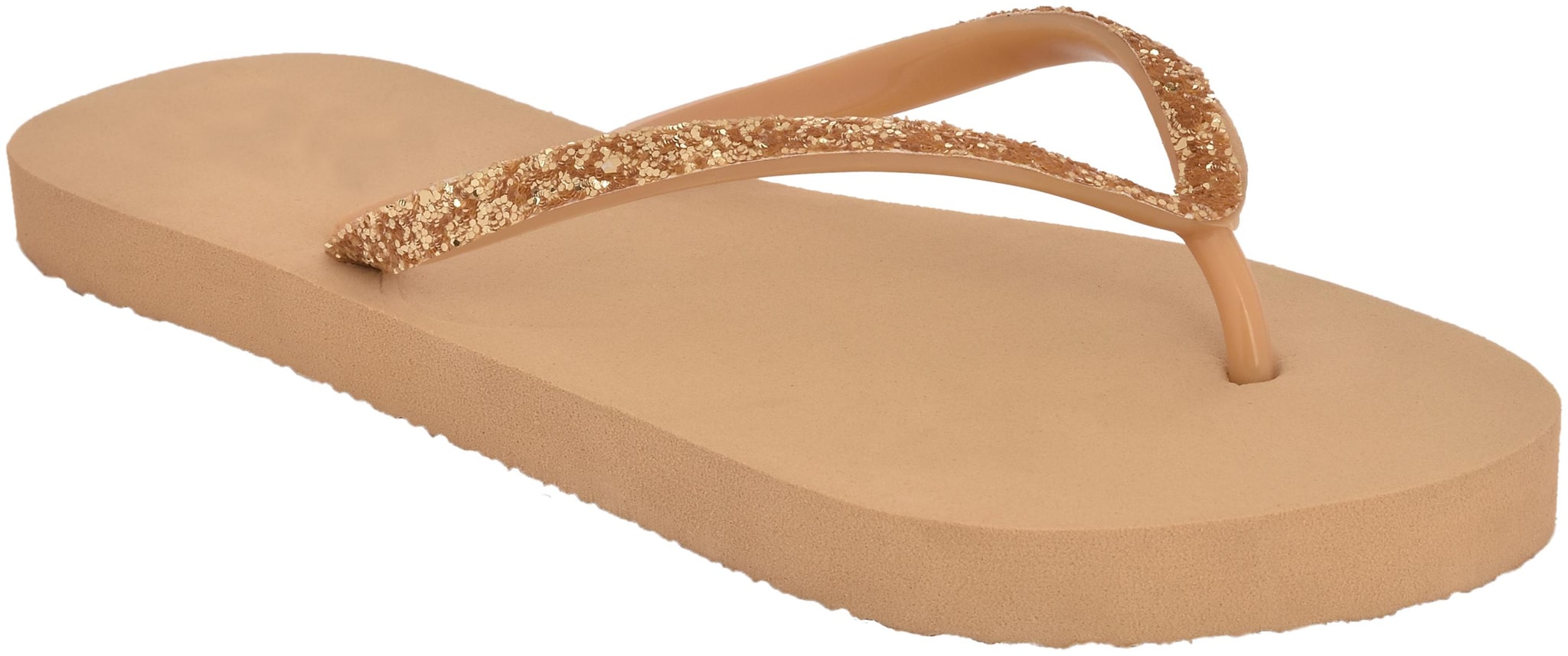 

Do Bhai Golden Color Flip-Flops For Women