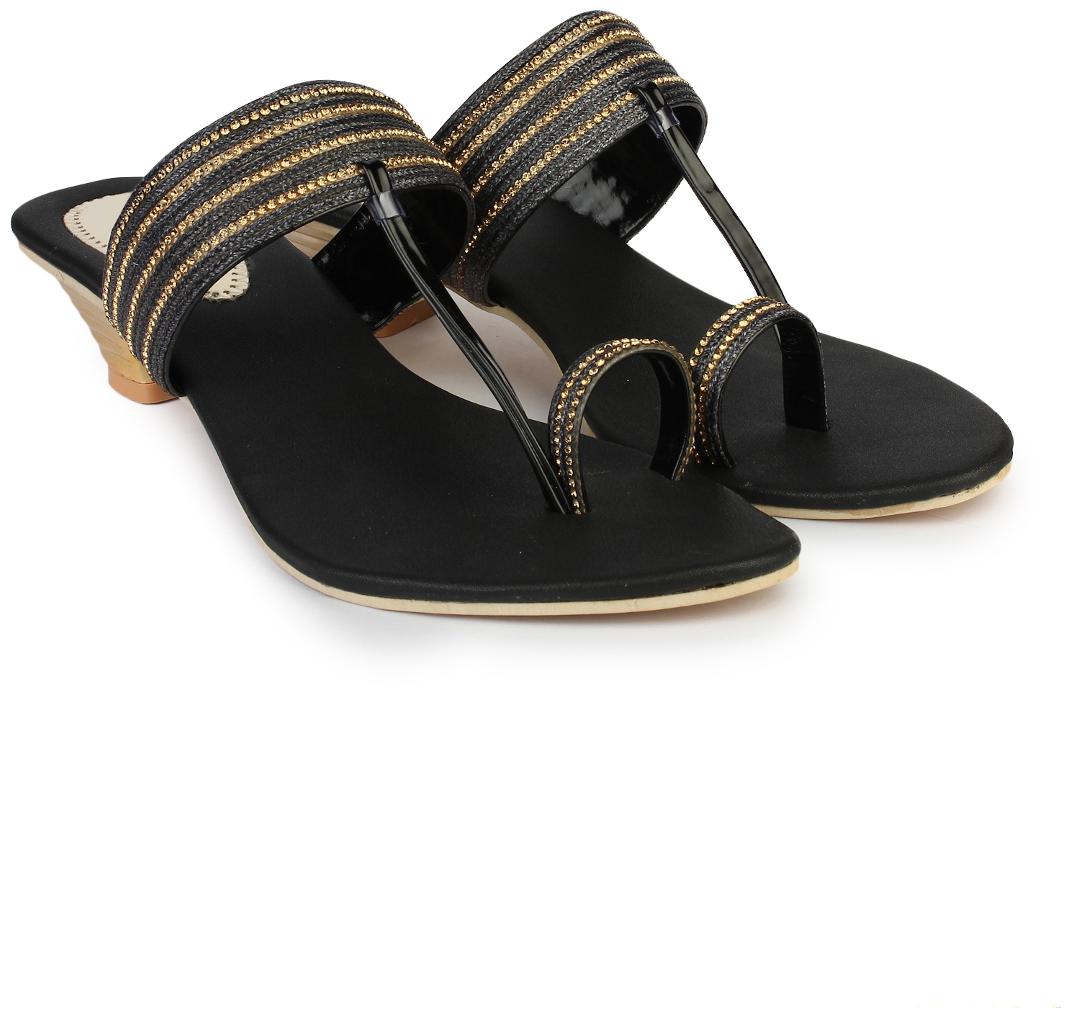 

Do Bhai Black Heels