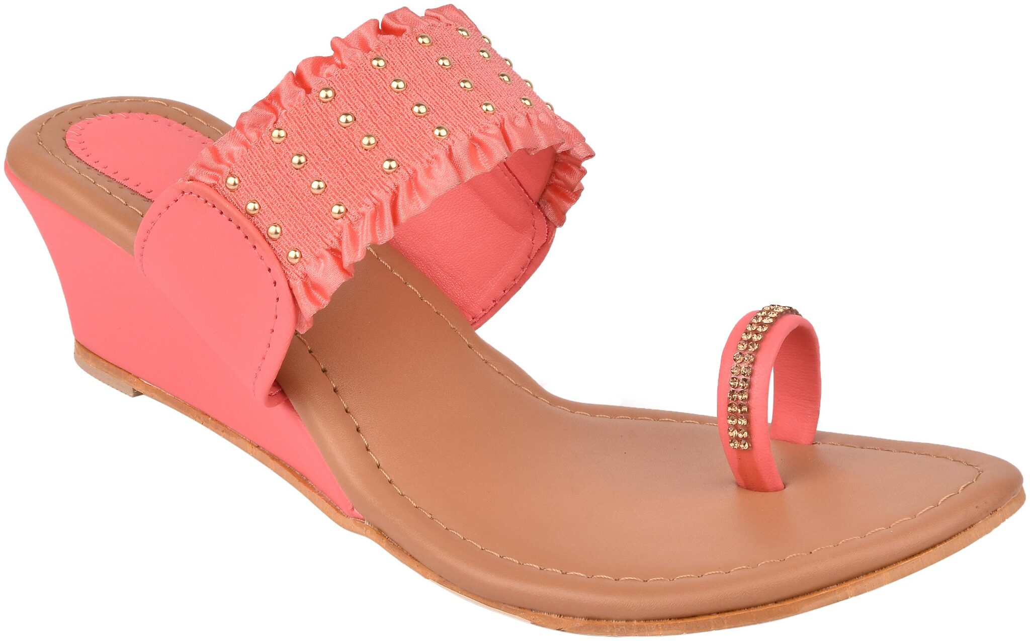 

Do Bhai Women Pink Wedges