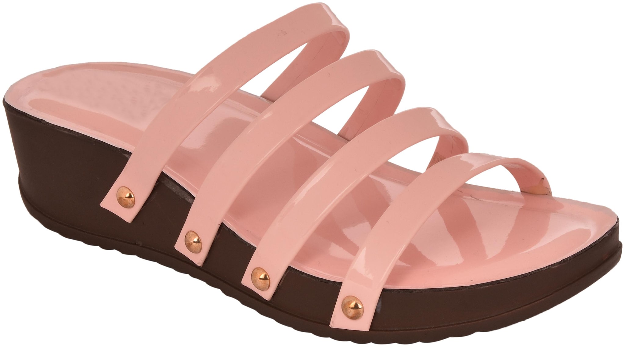 

Do Bhai Women Pink Sandals
