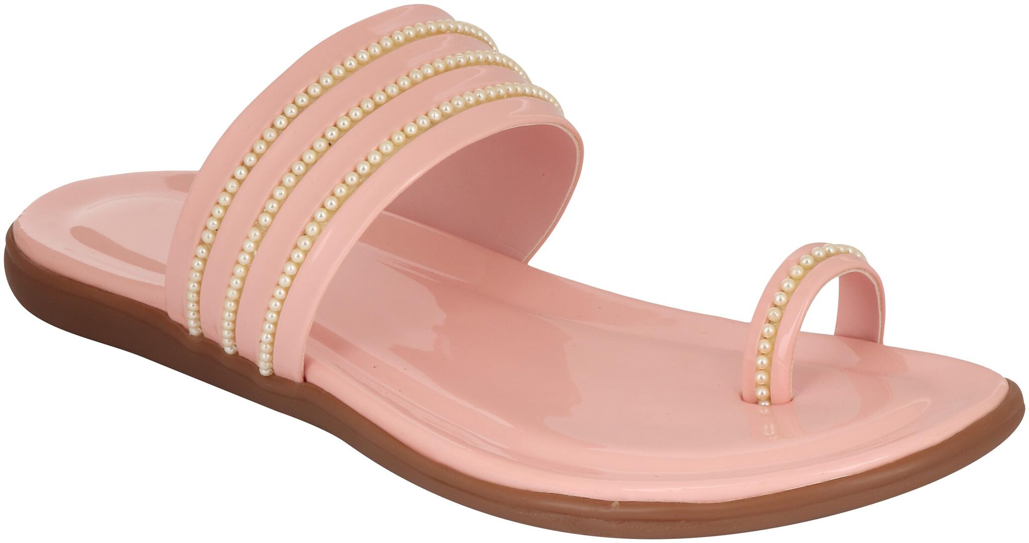 

Do Bhai Women Pink Sandals